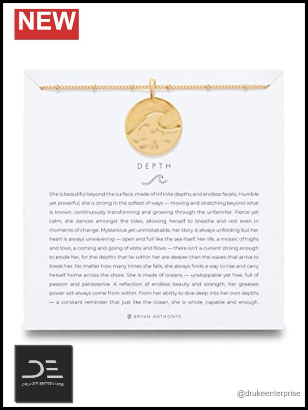 14k Gold Plated Cable Heart Pendant Necklace Nickel Free